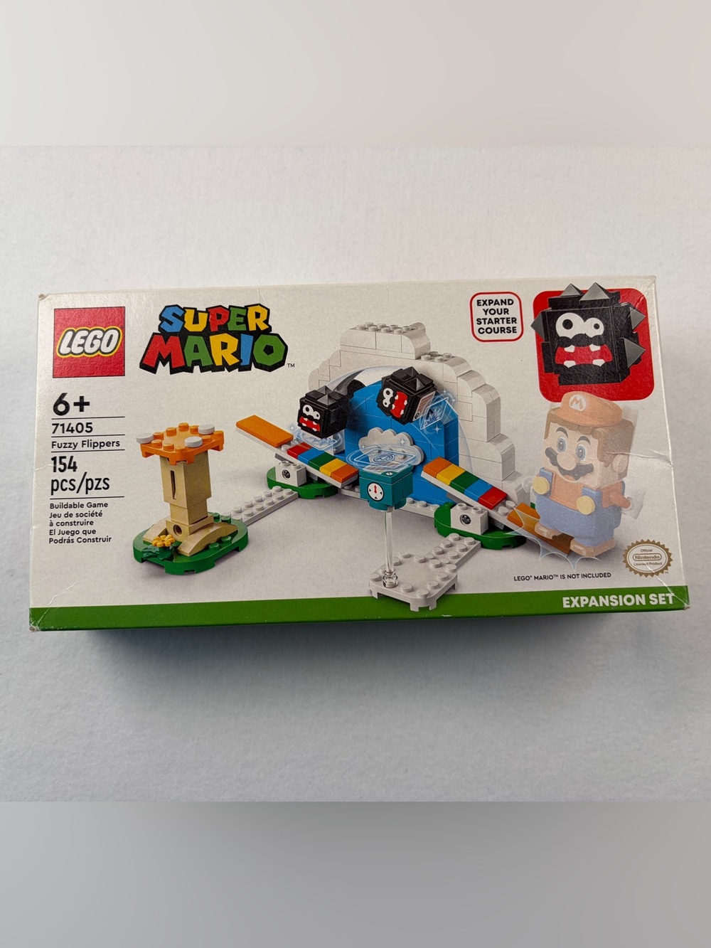 NWT Lego Nintendo Super Mario 71405 Fuzzy Flippers Expansion Set